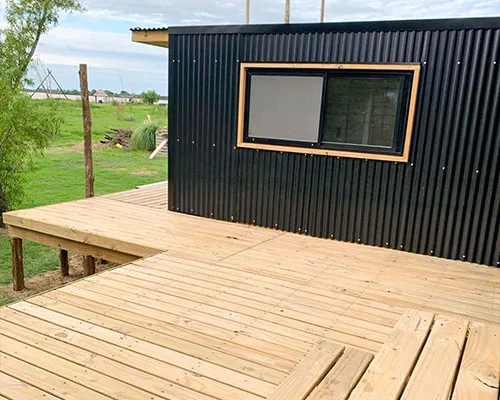 Deck de pino impregnado — TEXEL Maderas
