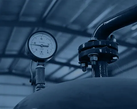 Manómetro del autoclave de impregnación